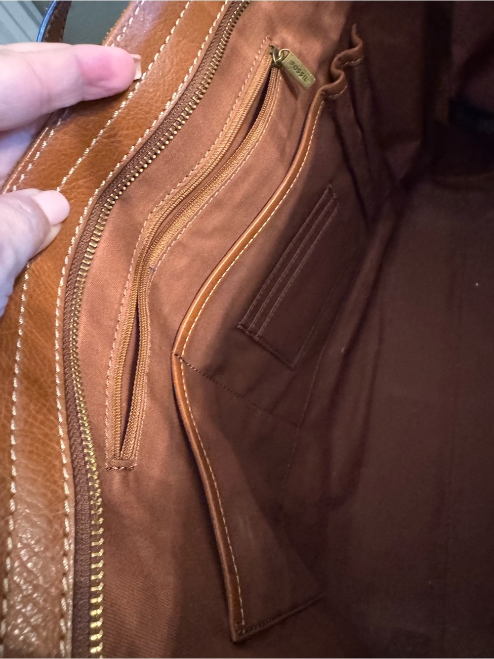 Fossil Rachel Leather Tote - Picture 7 of 8